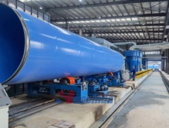 Steel pipe external epoxy powder spraying, double epoxy powder spraying, internal epoxy powder spraying, internal and external epoxy powder spraying (internal and external plastic coating) anti-corrosion production line