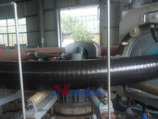 Steel elbow 3PE anti-corrosion production line