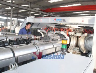 HDPE/PP Double Wall Corrugated Pipe Production Line