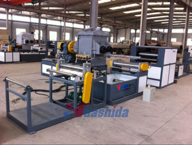 Adhesive coating line of heat shrinkable sleeve